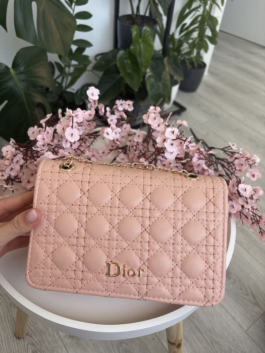 Geanta roz pudra Dior