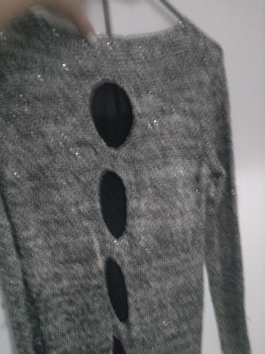 Bluza dama cu fire argintii s m