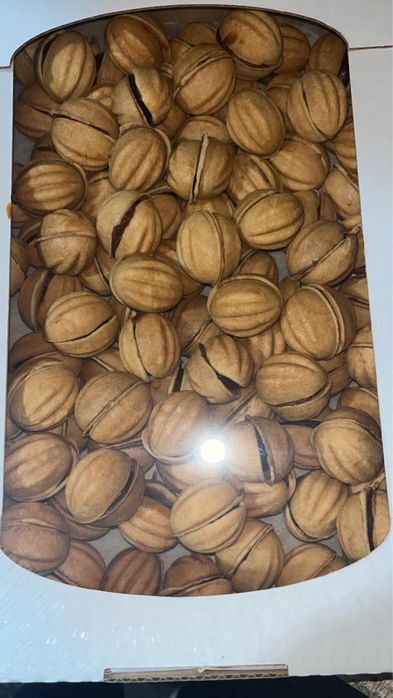 Печенье курабье, орешки