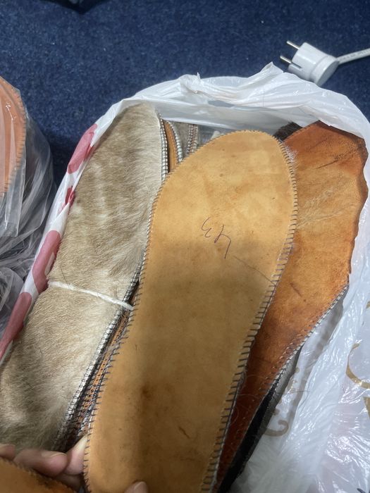 Продвм стелки коженные и с мехом