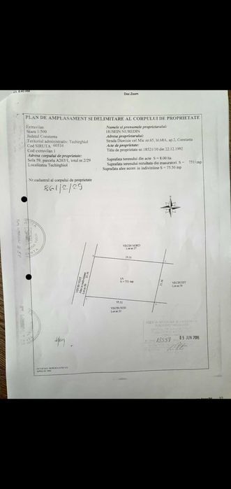 Teren de vanzare pe malul lacului Techirghiol