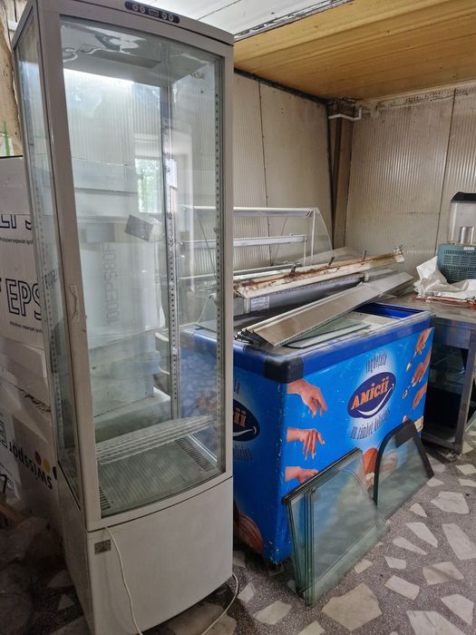 Frigider dublu, congelator dublu inox vitrina prajituri ,masa pizza