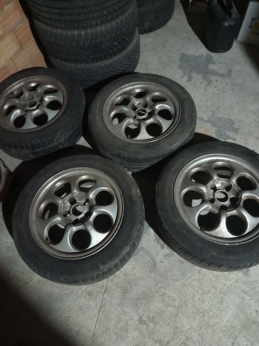 8 броя Джанти с Гуми 5х100 15 ки