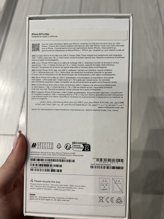 Iphone 16 pro max 512 GB