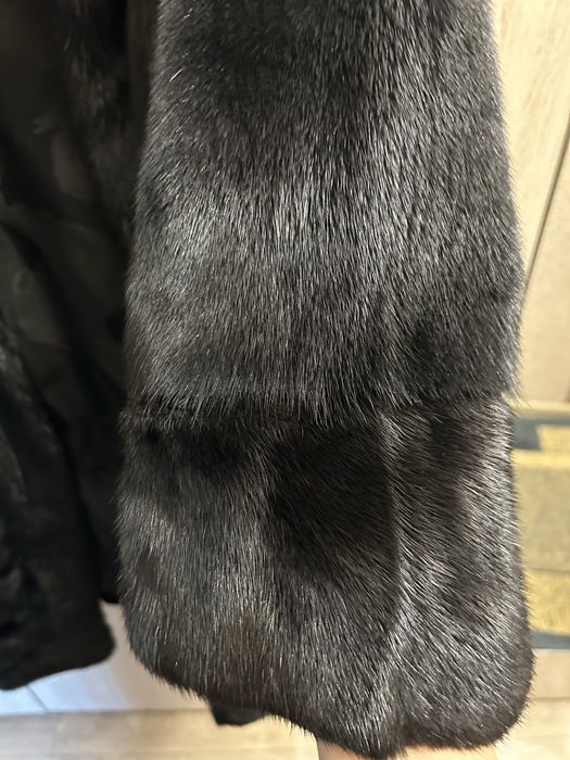 Норковая красивая шуба