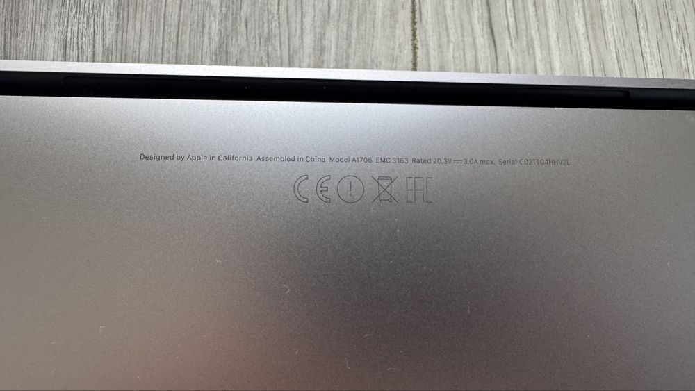 Mac book pro 2017