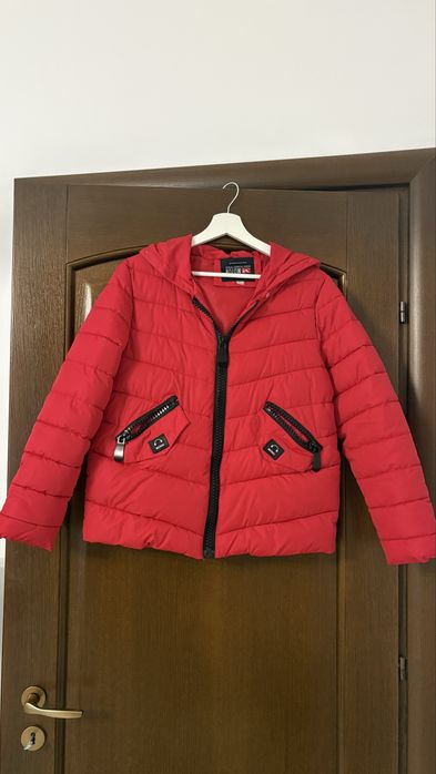 Geacă fâș Motor roșie