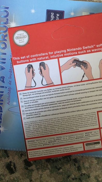 Set 2 joycons Nintendo Switch , noi, editie Pokemon/Fragment Design