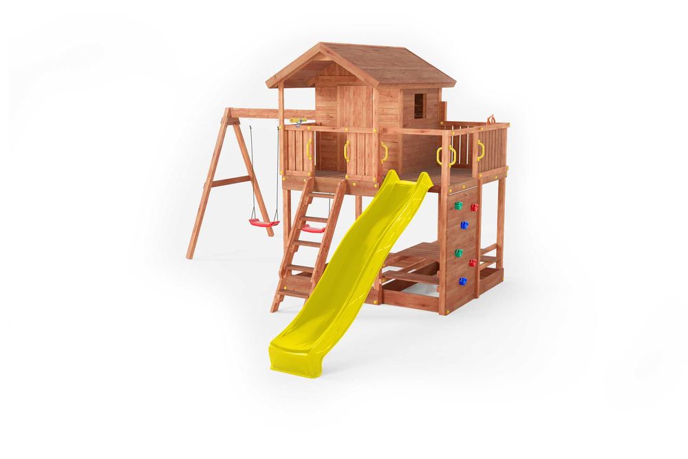 Fungoo 08210 Moonlight детска площадка с пързалка и 2 люлки