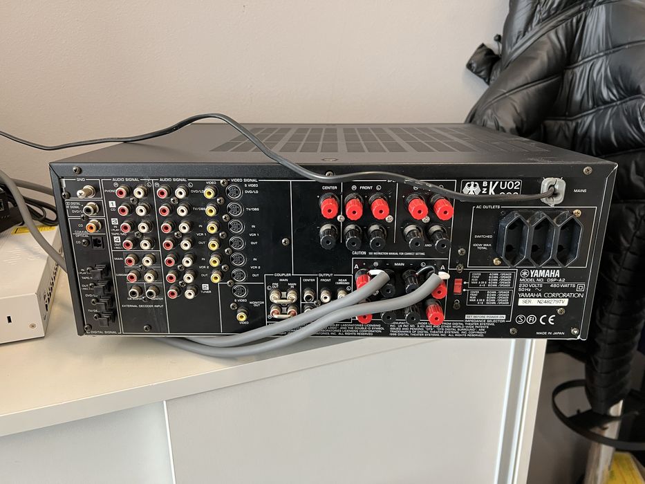 Yamaha DSP-A2 5х100W при 0.02% усилвател, дистанционно, отличен
