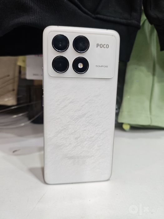 POCCO F6 PRO MAX HOLATI ideal 8 ga 256GʻB karobka dakumint bor