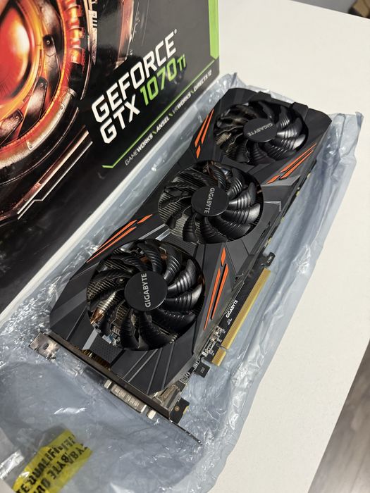 Продам Gigabyte GeForce GTX 1070 TI 8gb
