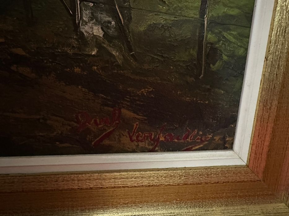 Голяма маслена картина – есенен пейзаж