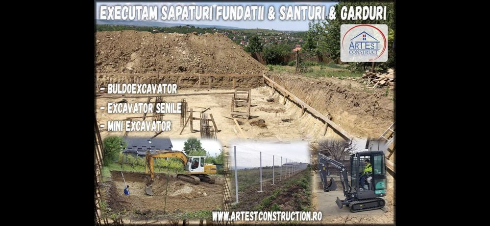 Inchirieri buldoexcavatore in Iasi - disponibilitate imediata 5buc