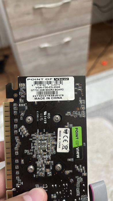 Продам видеокарту GT730 2GB