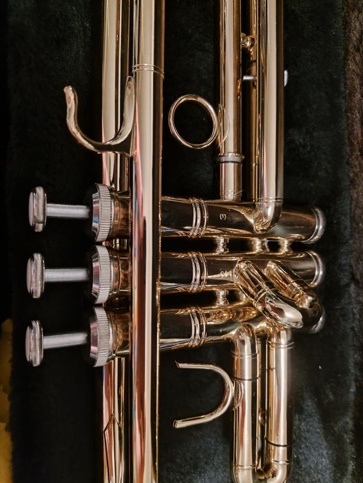 Trompeta Maxtone 1970 Bb – Gold Lacquer –  Nouă + Hard Case