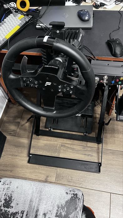 Fanatec CSL DD 5Nm + GT Omega foldable stand + Shifter + Handbrake
