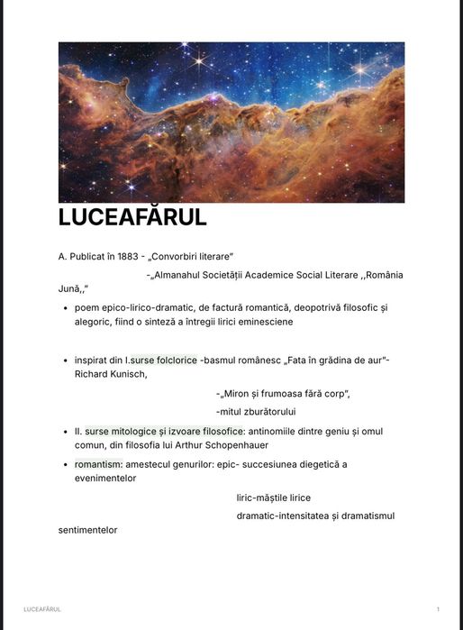 Meditatii Bacalaureat Limba Romana