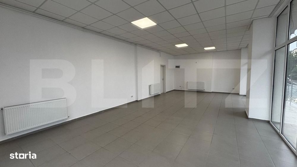 Spatiu comercial open space configurabil, parter, 65 mp utili, zona 1
