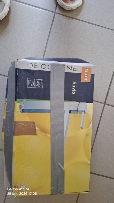 Baterie de bucătărie monocomanda pătrată  nouă înaltă