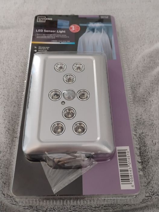 Corp de iluminat cu senzor și LED. Nou!
