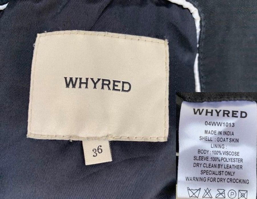 WHYRED Superba Geaca Fashion/Chic Runway Piele Gri Original Suedia