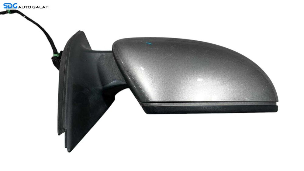 Oglinda Electrica Dreapta Volkswagen Passat B7 Break 2010 - 2015 ( Semnalizare Spartă ) Culoare Gri Inchis Cod 3C085793 A [L5740]