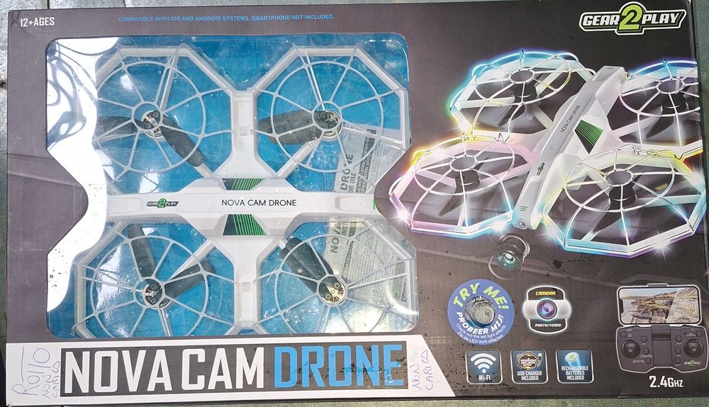 Дрон с камера Gear2Play Nova Cam – Wi-Fi, LED