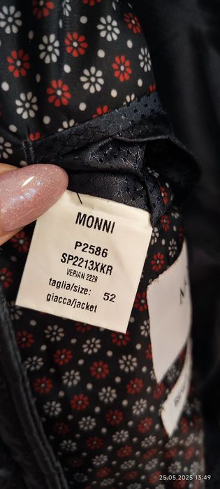 MONNI Мъжко вълнено сако 52 размер