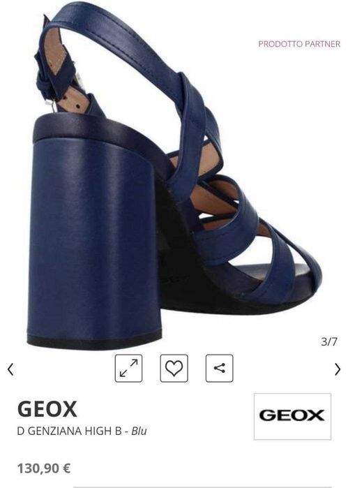 Босоножки  кожаные GEOX