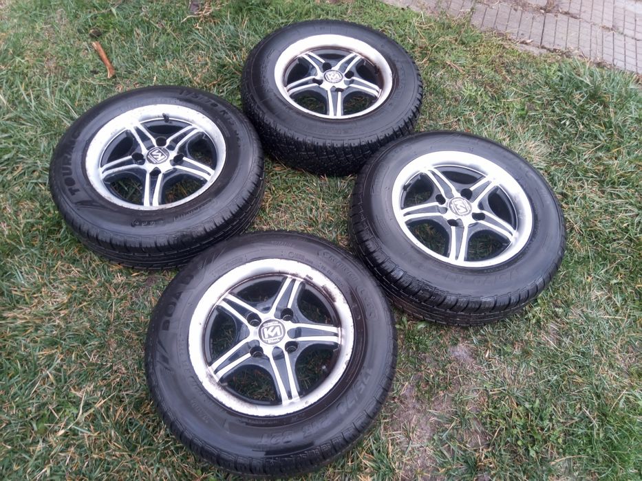 Джанти с гуми от Пежо 206 / 175 70 13 всесезонни гуми