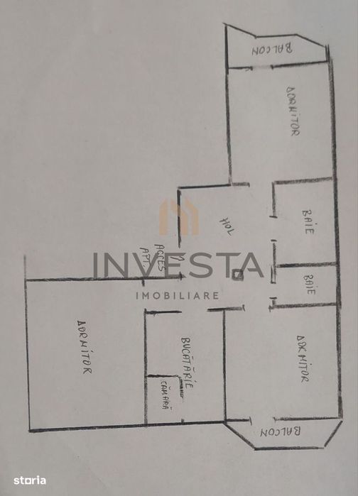 Apartament cu 3 camere decomandate, zona Piata Marasti!