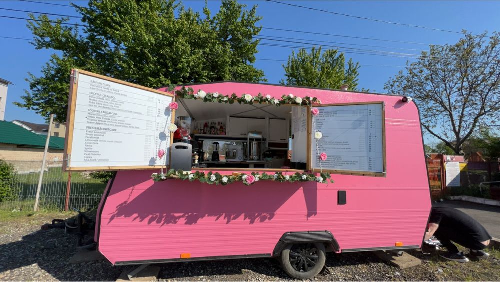 Rulota comerciala idela pentru chirros cafea si