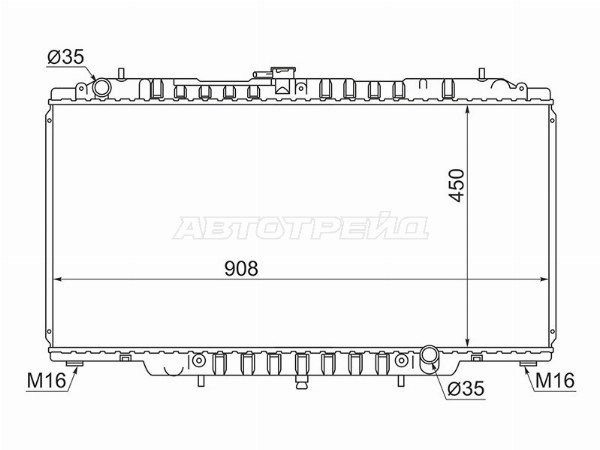 Радиатор Nissan Patrol