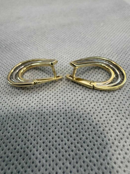 (Ag41) Cercei aur 14K B6050 - Certificat de garanție!