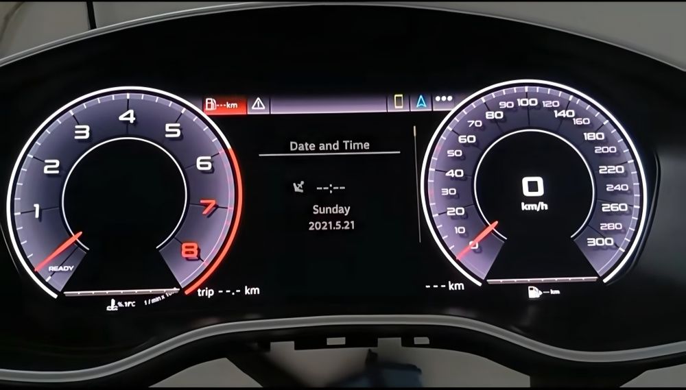 Ceasuri Digitale / Bord Digital LCD Audi A4 B9 / S4 / RS4 (2017-2025)