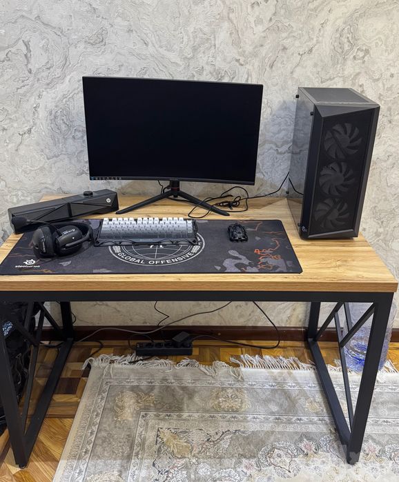 Игровой ПК + полный сетап | RTX 3060 | 180 Гц | Gravastar