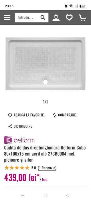 Vând cabină și cadă