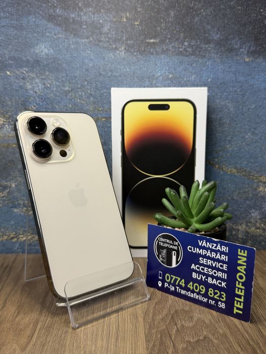 Iphone 14 pro/128gb/2 Ani Garantie Centrul de Telefoane/rate
