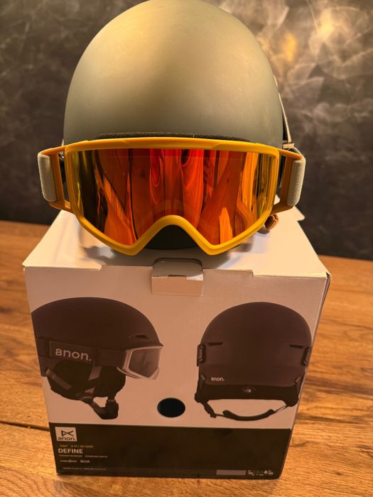 Casca ski/snowboard Anon cu ochelari copii