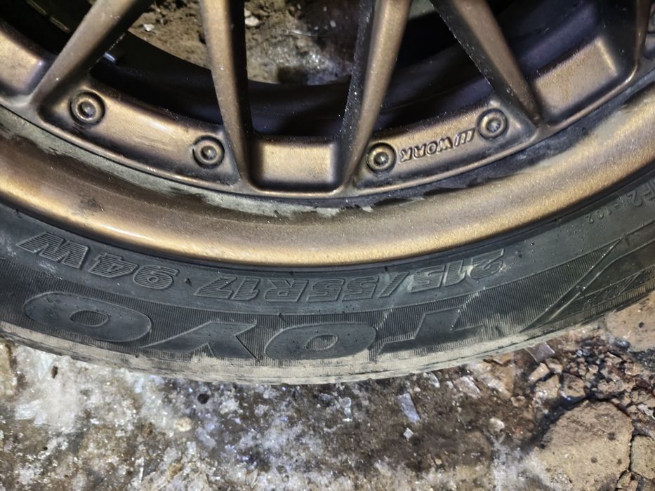 Диски с резиной.