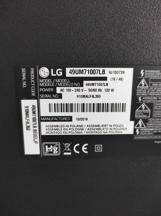 Смарт Телевизор LG 49 инча Ultra HD 4K