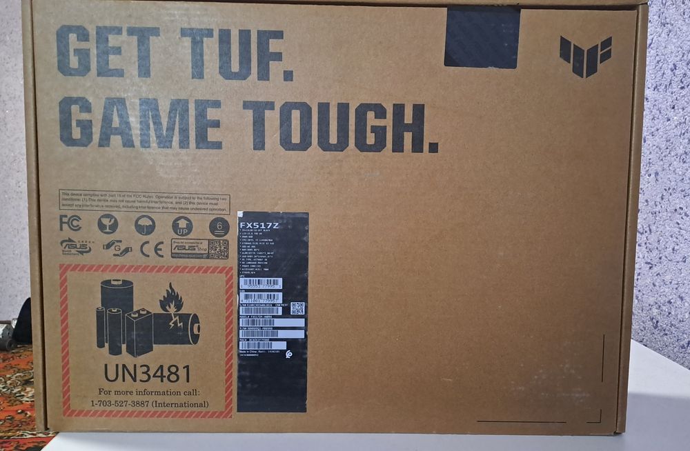 Asus TUF DASH F15 Gaming notebook