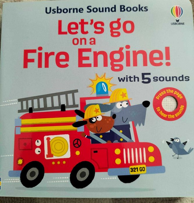 carte cu sunete Usborne despre pompieri