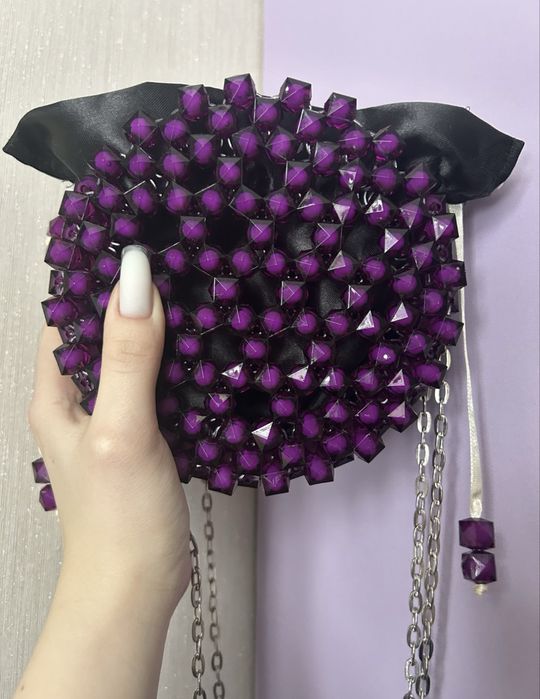 сумка ручной работы из бисера