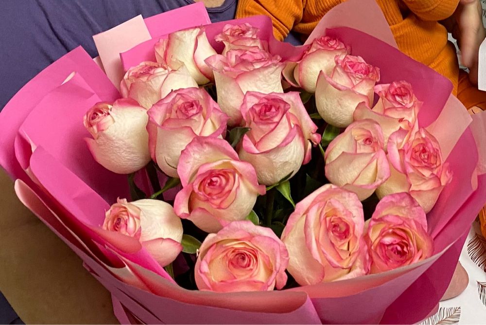 17 шт розы свежый