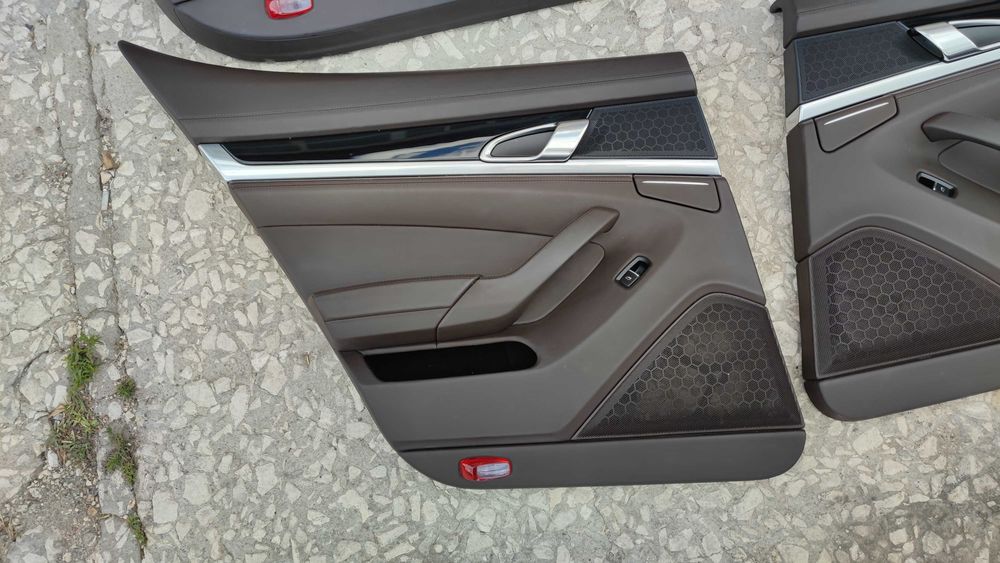 Кожен перфо салон Porsche Panamera 4S подгрев Порше Панамера