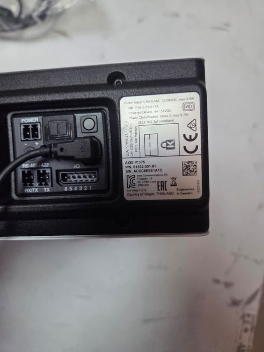 Cameră Supraveghere Profesională AXIS P1375 – 2MP, 1080p, PoE