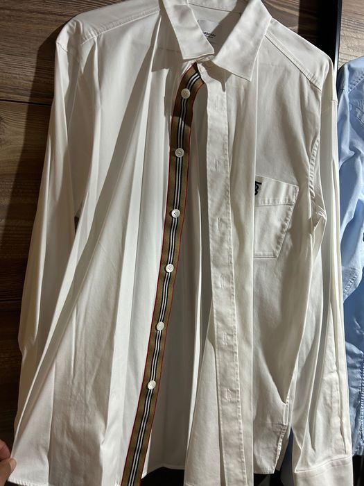 двулицев колан естествена кожа burberry  и ризи burberry, gucci