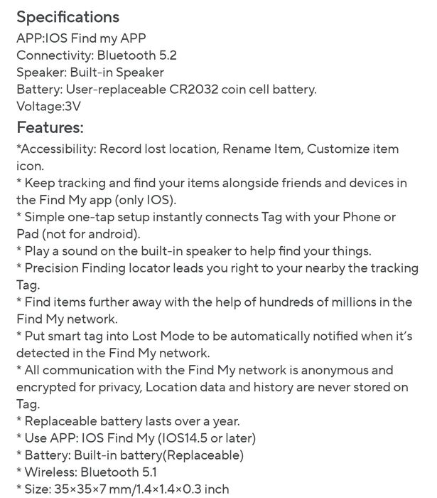 Apple Find my traker